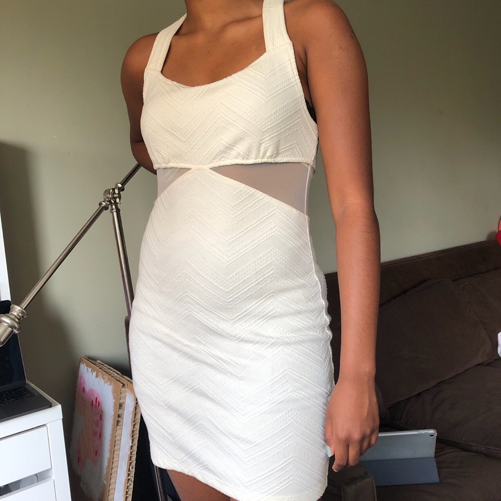 Free People bodycon mini knit dress